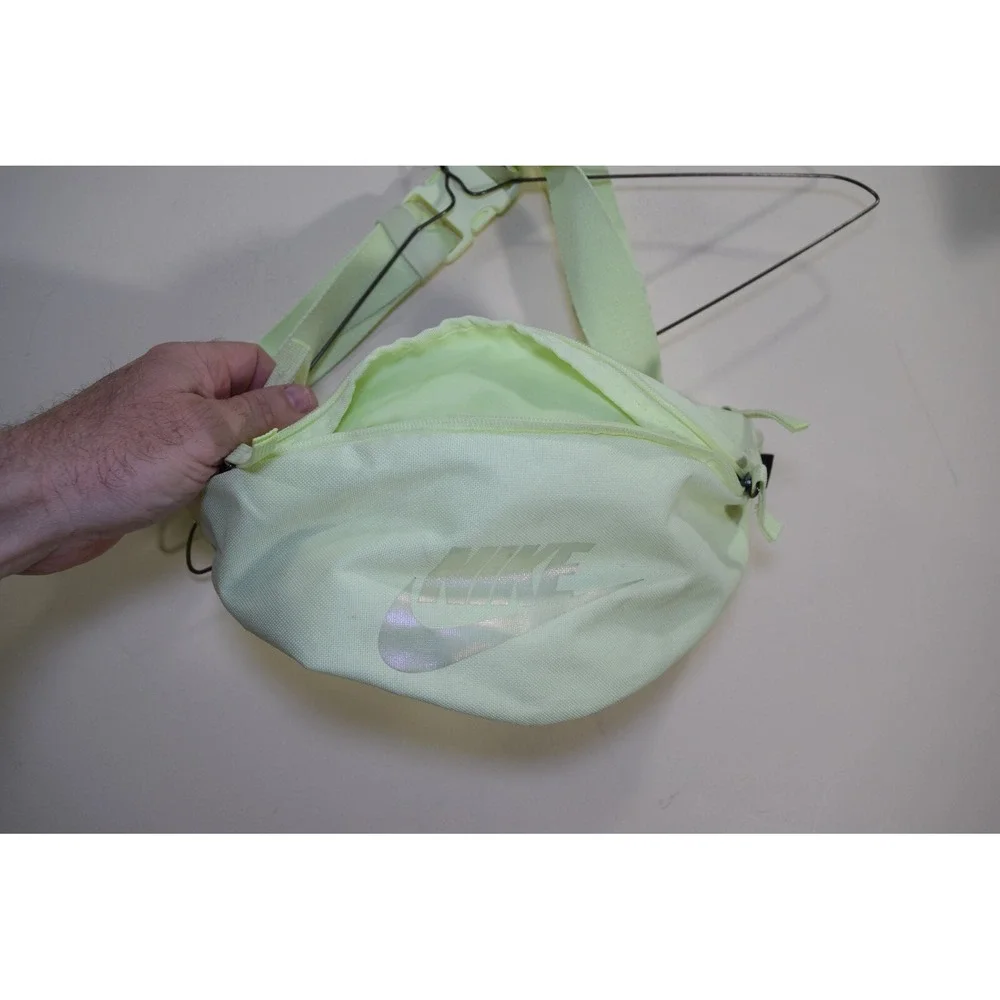 NIKE Heritage Hip Pack Light Lime Green Waistpack Fanny Sling Bag